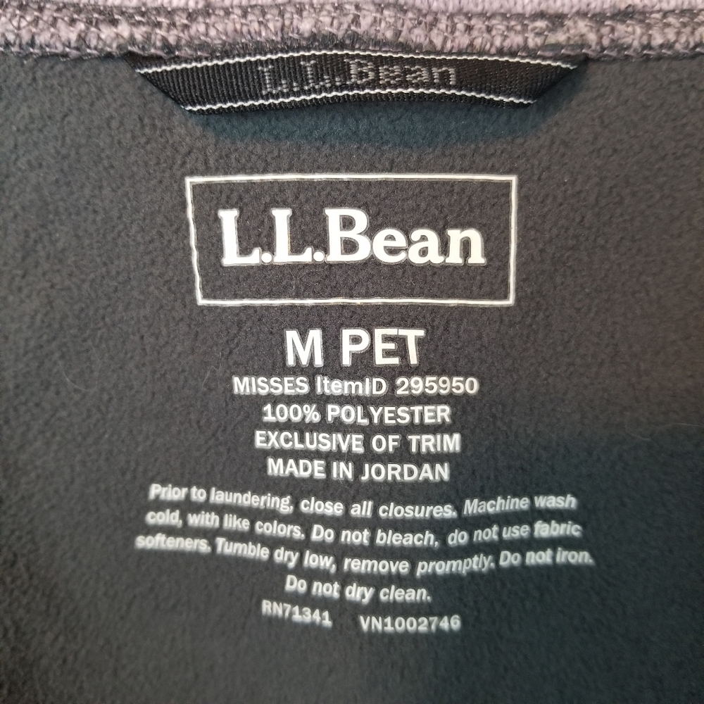 L. L. Bean Purple Zipper Jacket - image 7